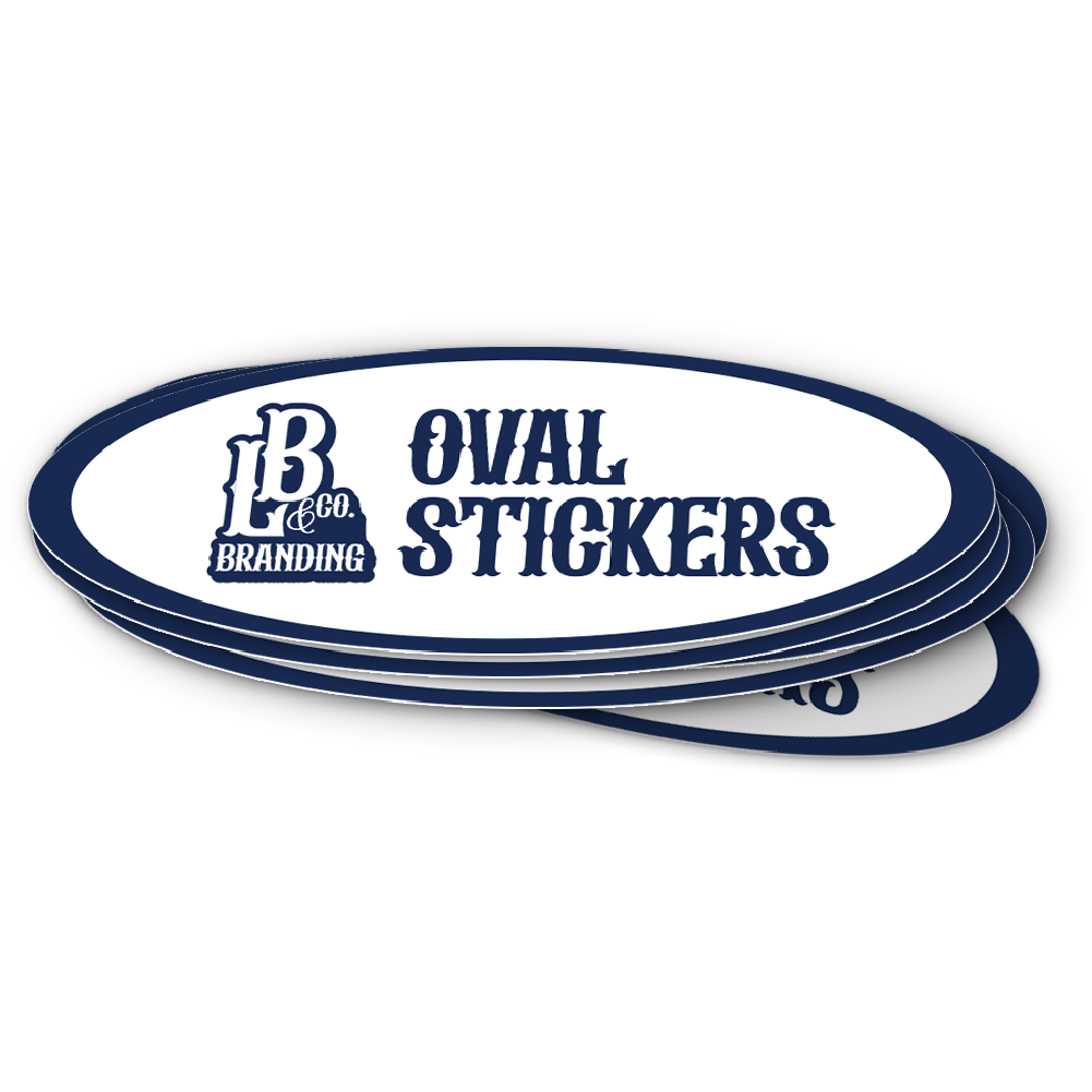 Oval Stickers