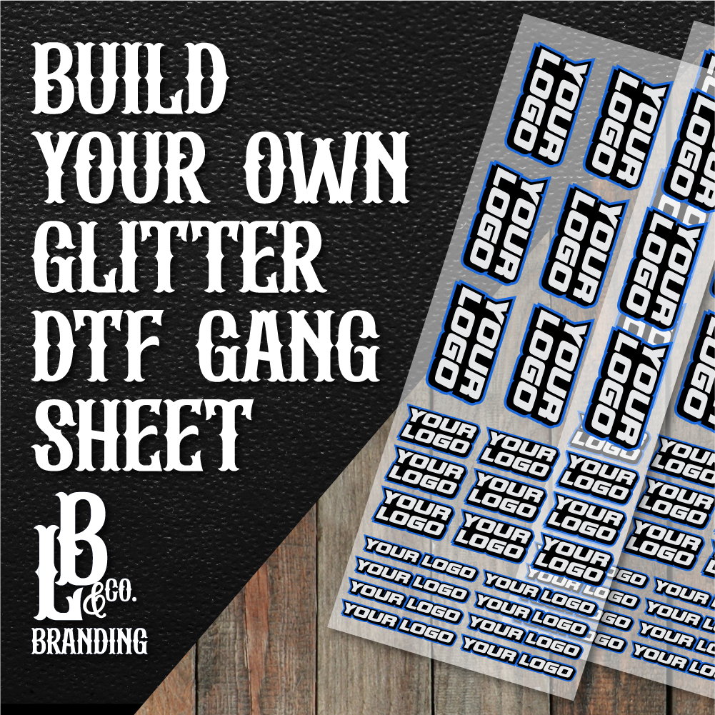Build your glitter dtf